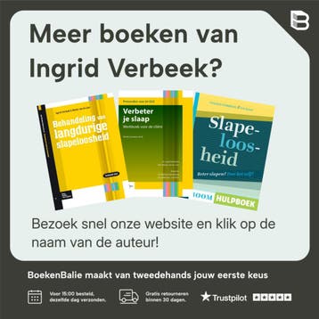 Verbeter je slaap / Protocollen voor de GGZ - Ingrid Verbeek, Boeken, Verzenden, Gelezen, Ingrid Verbeek