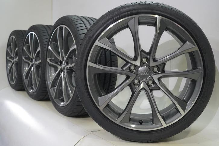 Audi A4 S4 B9 8W 19 inch velgen Hankook Zomerbanden Nieuw Or, Auto-onderdelen, Banden en Velgen, Velg(en), Gebruikt, 19 inch, Zomerbanden