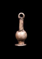 Oude Egypte, Nieuwe rijk Zilver Poppy Amulet (Zonder, Antiek en Kunst