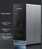 Cabletime USB C  16 in 1 Docking Station incl SSD behuizing, Docking station, Laptop, Nieuw, Ophalen of Verzenden
