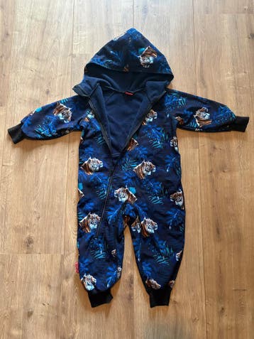 iELM pak tijgers blauw | Softshell buitenspeelpak - 98, Kinderen en Baby's, Verzenden, Nieuw