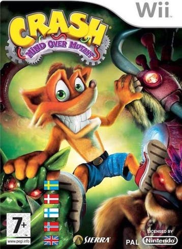 Crash Mind over Mutant (Wii Games), Ophalen of Verzenden, Zo goed als nieuw