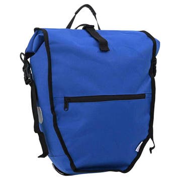 vidaXL Fietstas Blauw 32,5 x 17 x 57 cm Polyester, Verzenden, Nieuw