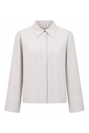 Aaiko Blouse in maat L Wit, Aaiko, Verzenden, Zo goed als nieuw, Wit