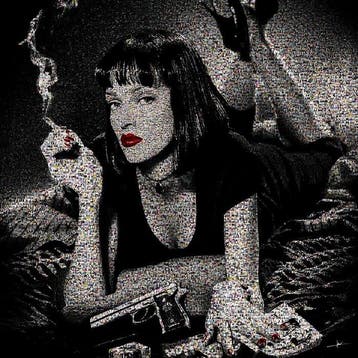 David Law - Crypto Pulp Fiction NB - Format XL 60x60