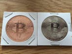 Wereld. Medal Bitcoin - verkupfert, versilbert - 2 x 16g