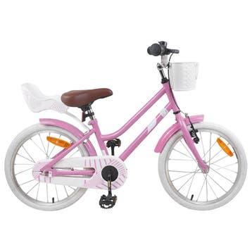 vidaXL Kinderfiets 18 Inch voor 5-7 jaar Lichtroze, Verzenden, Nieuw
