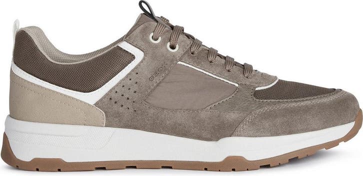 Geox - Maat 42 - U Litio Heren Sneakers - Grijs, Kleding | Heren, Schoenen, Verzenden