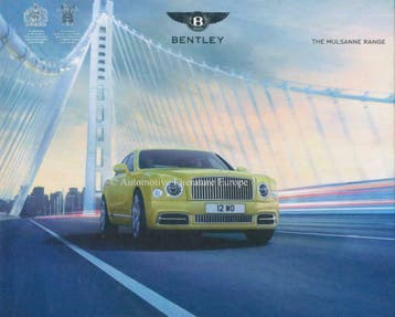 2017 Bentley Mulsanne Speed EWB Hardcover Brochure Engels, Verzenden, Nieuw