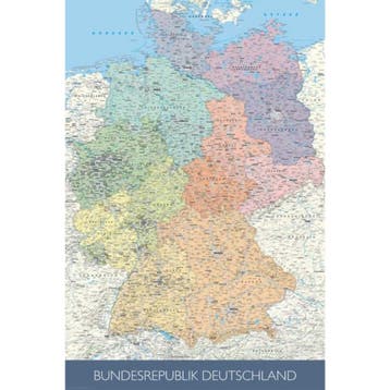 Kurk prikbord landkaart Duitsland, Ophalen of Verzenden, Nieuw