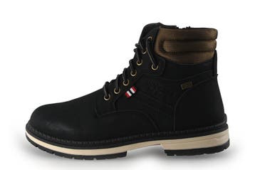 Dockers By Gerli Veterboots in maat 43 Zwart, Kleding | Heren, Verzenden, Dockers By Gerli, Zwart, Boots