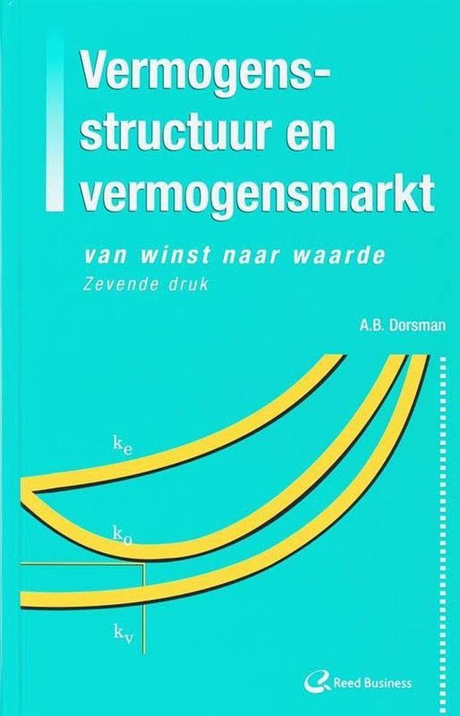 9789035241268 Vermogensstructuur en Vermogensmarkt, Boeken, Schoolboeken, Zo goed als nieuw, Verzenden