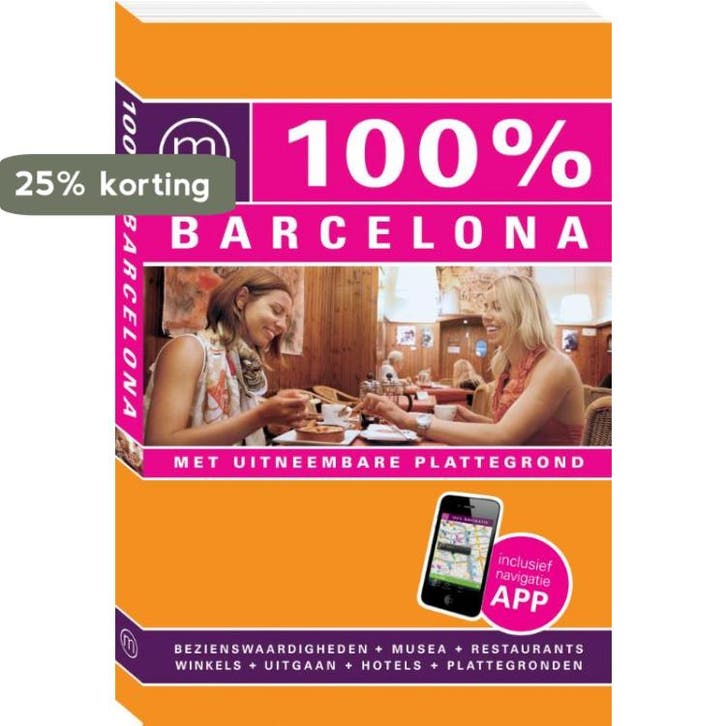 100% Barcelona / 100% stedengidsen 9789057676444, Boeken, Reisgidsen, Gelezen, Verzenden