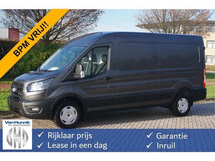 Ford Transit | Zakelijke Lease v.a. €700 pm, Auto's, Bestelauto's, Lease, Automaat, Diesel, Zilver of Grijs, Gebruikt, Ford, Financial lease