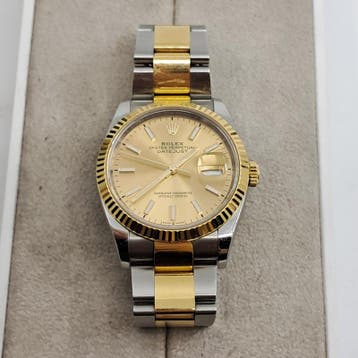 Heren polshorloge, Rolex, Oyster Perpetual DateJust 12623, Nieuw