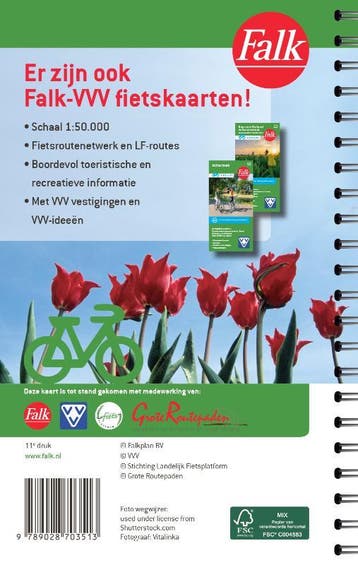 Fietsatlas Nederland / VVV Fietsatlas 9789028703513 Falk, Verzenden, Gelezen, Falk