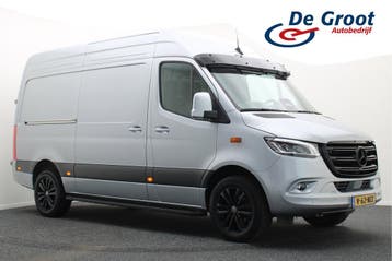 Zakelijke Lease |  Mercedes-Benz Sprinter 317 L2H2, Automaat, Stof, Gebruikt, Zwart