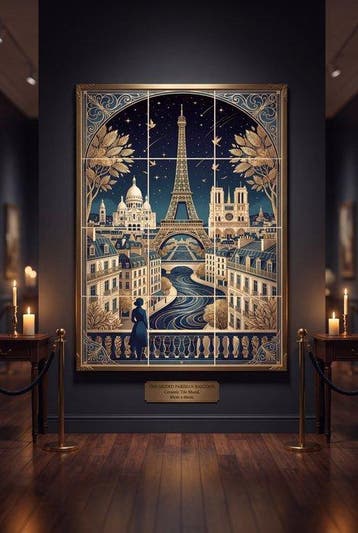 Kleury.art - [UNIQUE!] [XL Ceramic Tiles Composition] The