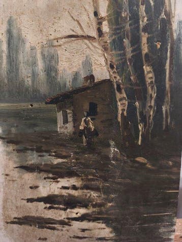 Escuela Impresionista Europea (XX) - La Casa Junto al Rio