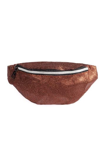 KIMU® Heuptasje Koper Glitters Heuptas Goud Bruin Fanny Pack, Ophalen of Verzenden, Nieuw, Overige typen