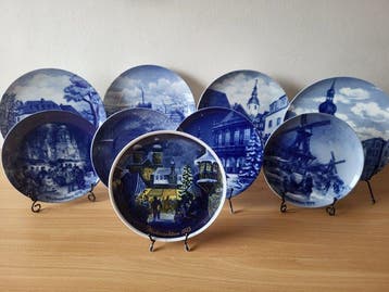 Eetservies voor 6 (9) - Porselein - Wandbord-verzamelobject