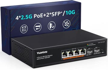 PoE Switch 2.5G met 10G SFP | Tweedekansje | Laatste Stuk!, Computers en Software, Ophalen of Verzenden, Zo goed als nieuw