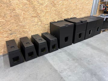 Speakers laten overspuiten met Warnex structuurverf, Ophalen, Nieuw, 150 watt of meer, Speakerset