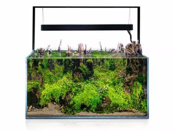 Osaka Ultrascape zwart 90x60x45cm aquarium + 4x LED verlicht, Ophalen of Verzenden, Nieuw, Leeg aquarium