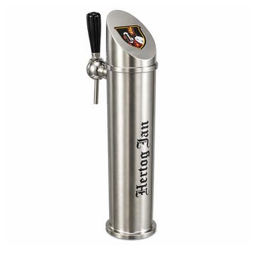 Hertog Jan tapzuil RVS met verlichting, Ophalen of Verzenden