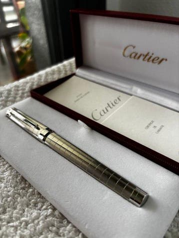 Cartier - Pluma estilográfica Cartier Pasha platinum -Full, Nieuw