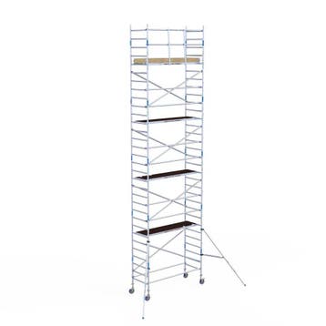 ALX rolsteiger 90 x 10,2m WH met voorloopleuning, Doe-het-zelf en Verbouw, Verzenden, Nieuw, Rolsteiger of Kamersteiger, 5 meter of hoger