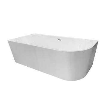 Ligbad Arcqua Patia Back To Wall 170x80 Acryl Glans Wit, Ophalen of Verzenden, Nieuw, Bad