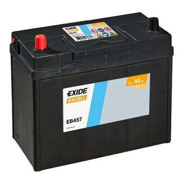 Exide Excell accu | EB457 | 12V 45Ah, Ophalen of Verzenden, Nieuw