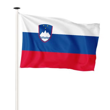 Vlag Slovenië 200x300cm (voor masten 7 en 8 meter), Nieuw