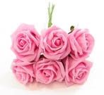 Foamroos princess kleurvast antique hard roze 6 cm bundel, Ophalen of Verzenden, Nieuw