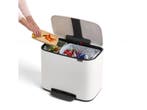 Brabantia Bo Prullenbak - 11 + 23 liter - Afvalscheiding -, Huis en Inrichting, Woonaccessoires | Prullenbakken, Verzenden, Nieuw