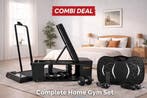 Complete Home Gym Set – Fitnessbank, Loopband & Trilplaat, Sport en Fitness, Overige materialen, Overige typen, Nieuw, Verzenden