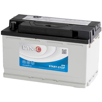 Dynac Auto accu EFB 12 volt 80 ah start - stop, Auto-onderdelen, Ophalen of Verzenden, Nieuw