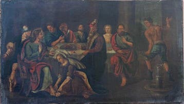 Italiaanse school (XVIII) - Scena Biblica