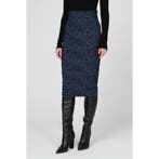 Pinko • blauw zwarte midi rok • 32 (IT38), Kleding | Dames, Pinko, Nieuw, Maat 34 (XS) of kleiner, Verzenden