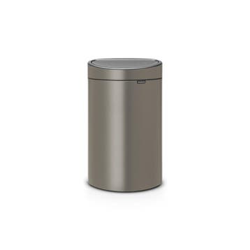 Brabantia Touch Bin 40 ltr - platina, Verzenden, Nieuw