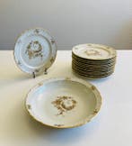 Limoges Ulim - Eetservies voor 12 (13) - Porselein - Limoges