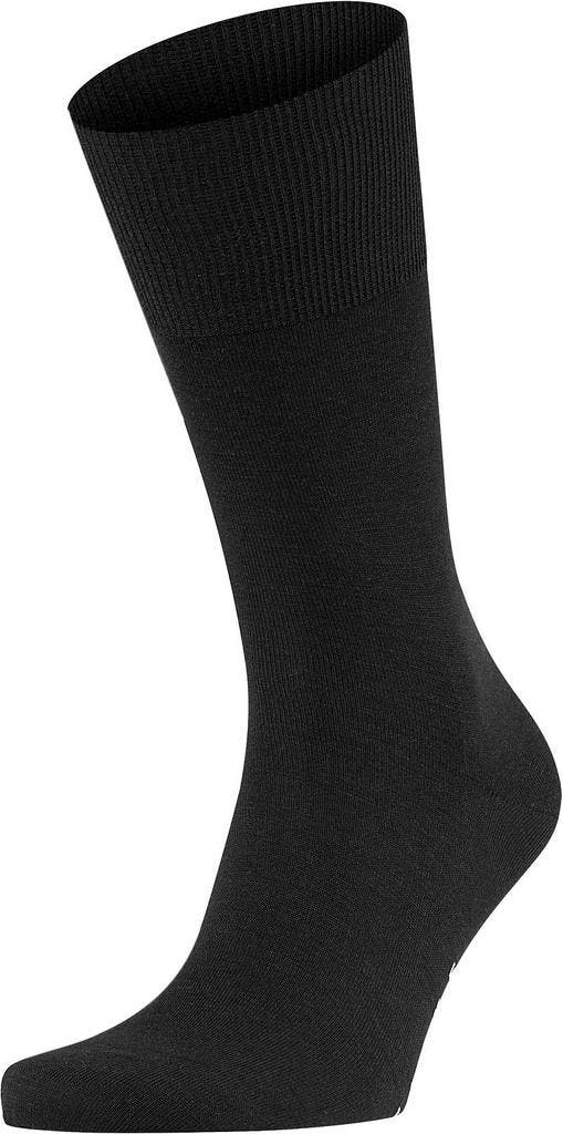 Falke Airport Sok Zwart 3000 maat 49-50 Heren, Kleding | Heren, Sokken en Kousen, Zwart, Nieuw, Verzenden