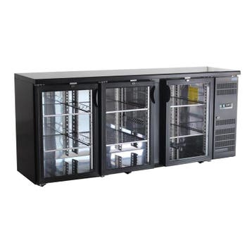 3-Deurs Barkoeling 355L | 0°C tot +10°C | 6 Schappen | 86., Zakelijke goederen, Verzenden, Nieuw in verpakking