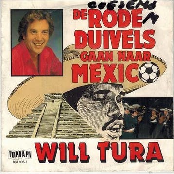 Single vinyl / 7 inch - Will Tura - De Rode Duivels Gaan..., Verzenden, Zo goed als nieuw, 7 inch, Nederlandstalig