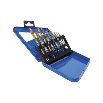 Linkse tapset met boren 10-delig (Tappen, Gereedschap), Verzenden, Nieuw