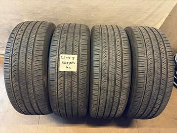 4x Goodyear Eagle F1 All-Terrain - 235/55 R19 - DOT 0124, Gebruikt, 235 mm, Band(en), Personenwagen