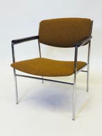 Midcentury / 2x Bauhaus lounge chairs, Minder dan 75 cm, Ophalen of Verzenden, Zo goed als nieuw, 50 tot 75 cm