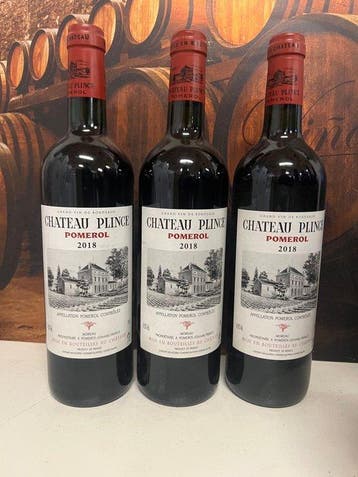 2018 Chateau Plince - Pomerol - 3 Flessen (0.75 liter), Nieuw