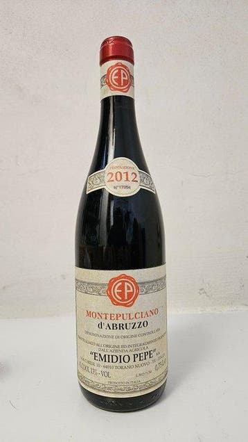 2012 Emidio Pepe, Montepulciano dAbruzzo - Abruzzo - 1 Fles, Nieuw